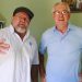 Padre Zezão e Monsenhor Daniel Lagni: responsáveis pela Paróquia São Sebastião