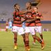 Anselmo comemora o gol que deu a vitória ao Atlético contra o Paysandu (Foto: Joelton Godoy)