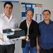 Da esquerda à direita: Pedro Jardim, Vagner Arruda e Juliano Rodrigues