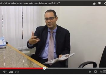O que será que Virmondes falou? Confira no vídeo abaixo
