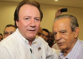 Júnior Friboi e Iris Rezende antes da dissidência no PMDB