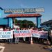 Integrantes da GCM reivindicam aumento salarial e melhores condições de trabalho. (Foto: Bill Guerra/Diário da Manhã)