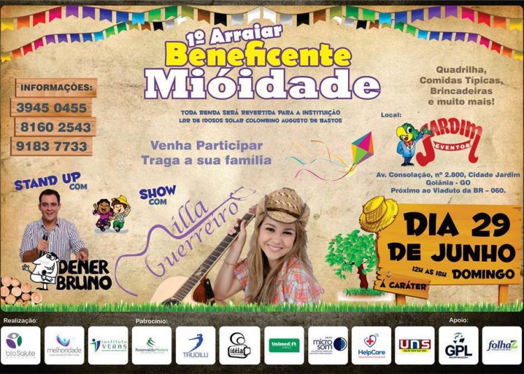 Evento terá stand up com Dener Bruno e show com Milla Guerreiro