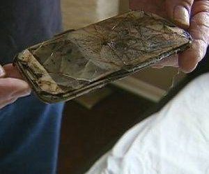O aparelho derreteu e ficou irreconhecível (foto: Reprodução/4FOx)