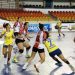 O jogo, de muitos gols, terminou 35x23, em favor das goianienses