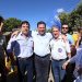 Marconi com presidente do PMDB à esquerda (Foto: Henrique Luiz)