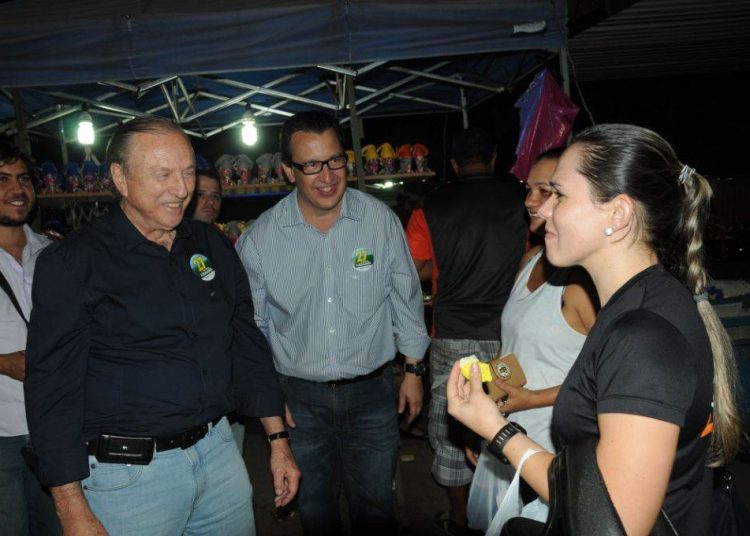 Eymael não poupou elogios a candidatura de Alexandre Magalhães (Foto: Viviane Gimenes)