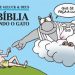 O álbum não poupa ninguém com seu humor ferino, nem mesmo o próprio autor