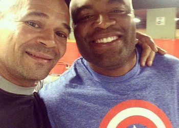 Cesário e Anderson Silva ( (Foto: Reprodução/ Instagram)