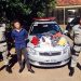 Suspeito estava com os produtos do ilícito: sapatos e roupas da loja Renner, em mãos