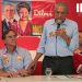 “Os questionamentos são importantes. São necessários. Fazemos uma campanha oposicionista com respeito e com dignidade. Vamos continuar assim porque não podemos fechar os olhos para os problemas”