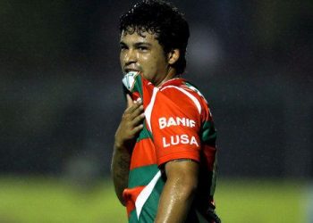 Lusa está convencida que houve premeditação na escalação irregular de Héverton contra o Grêmio (foto: Djalma Vassão/Gazeta Press)
