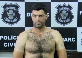 Tiago Rocha, julgado por várias mortes em Goiânia (Foto: Divulgação / Polícia Civil)