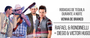 Rafael e Rondinelli e Diego e Victor Hugo se apresentaram na noite