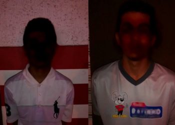 Indivíduos foram surpreendidos pela polícia, quando tentavam roubar um posto na T-63