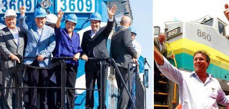 Ferrovia já foi inaugurada em 2010 pelo ex-presidente Lula (PT) e em 2014 pela presidente Dilma Rousseff (PT)