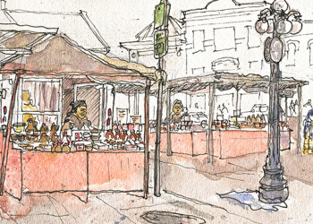 Enrico Casrosa, o italiano idealizador do projeto, criou Sketchcrawl em São Francisco, nos Estados Unidos, em 2004
