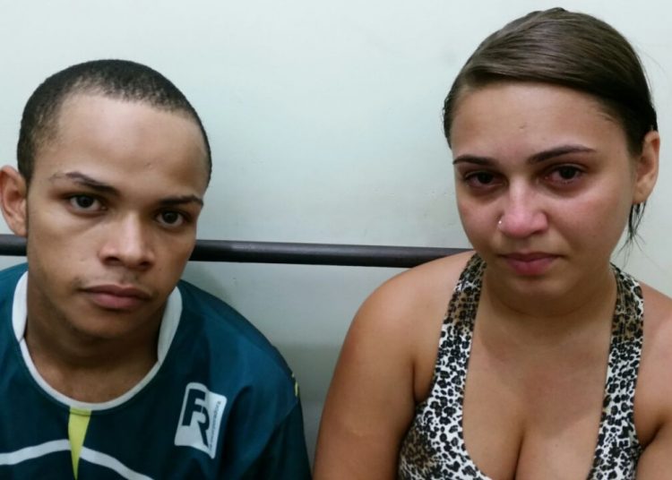 Casal suspeito de envolvimento na morte do policial lucena (Foto: Divulgação)