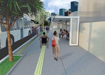 Ilustração de como ficará a Avenida T-7 (Foto: Divulgação)