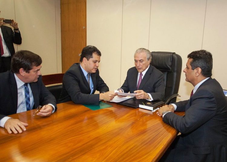 Agenor Mariano se encontra com Michel Temer (Foto: Divulgação)