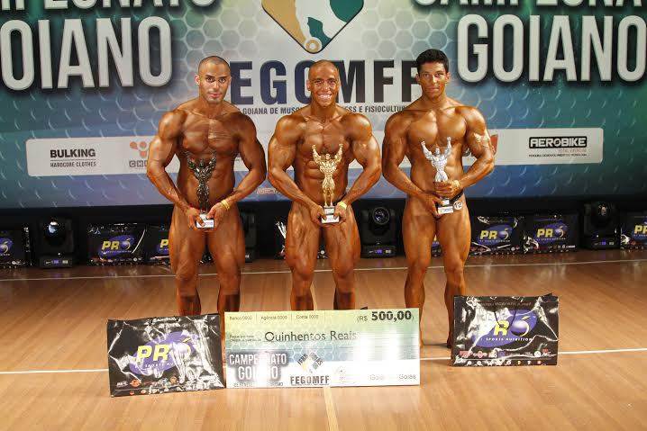 Vencedores do último Campeonato Goiano de Fisiculturismo / Foto: Divulgação