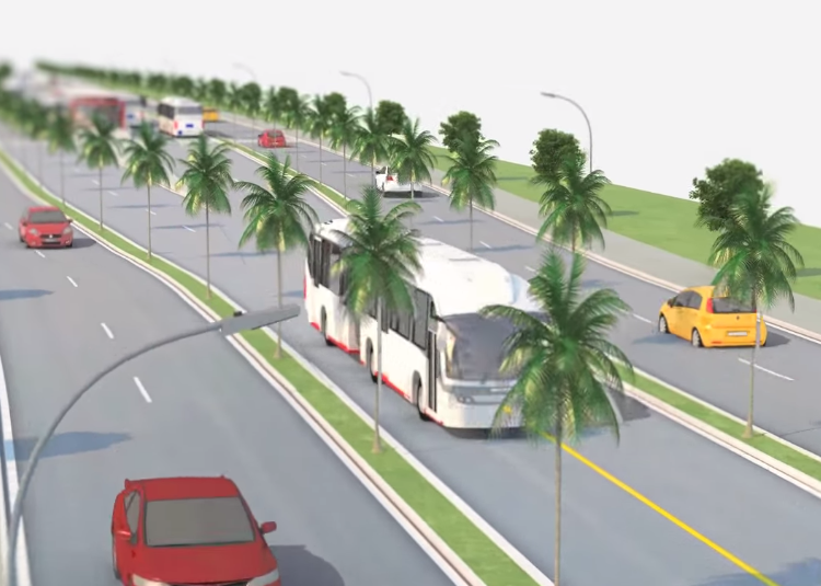 O BRT está orçado em R$ 340 milhões / Foto: Divulgação
