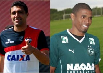 Lino (Atlético) e Ygor (Goiás) sofrem lesões em clássico e ficam fora de próxima partida / Fotos: Divulgação