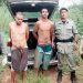 Suspeitos presos em flagrante (Foto: Divulgação/PM)