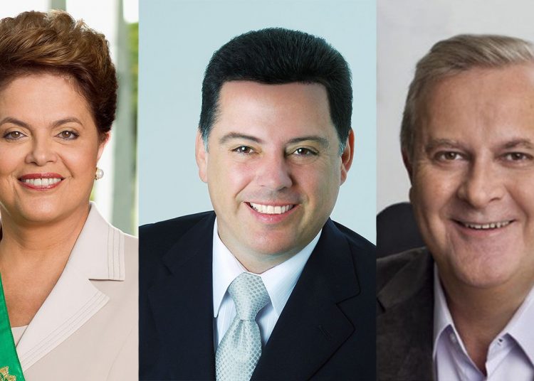 Presidente da República, governador de Goiás e prefeito de Goiânia (Foto: Montagem)