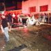 Viatura ficou destruída após capotamento (Foto: Divulgação)