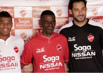 Vila Nova realizou o lançamento da camisa com a nova patrocinadora nesta segunda-feira (13) / Foto; Reprodução Vila Nova E.C.