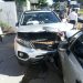 Perseguição terminou em acidente no Setor Pedro Ludovico (Foto: Divulgação PM)