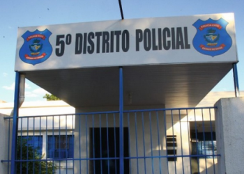 Homem bateu na ex-mulher dentro do 5º DP (Foto: Reprodução)