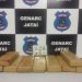 Droga apreendida em Jataí estava enterrada (Foto: Divulgação Polícia Civil)