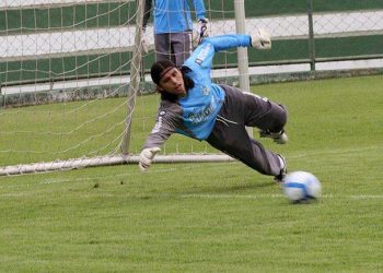 Rodrigo Calaça quando jogava no Goiás