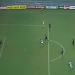 Leandro Cearense recebe a bola para marcar o primeiro gol do jogo