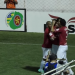 Jogadores colorados comemoram com Frontini um dos marcados no jogo
