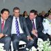 Maguito, José Eliton, Marconi e o comandante da PM, coronel Sílvio / Foto: divulgação