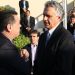 Governador e senador se encontraram na Missa de Encerramento da Festa do Divino Pai Eterno, em Trindade, quando falaram do ocorrido (Foto: Divulgação)