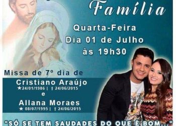 Cristiano e Allana frequentavam a Paróquia Nossa Senhora (Foto: Reprodução)