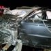 Land Rover do cantor ficou completamente destruída (Foto: Divulgação PRF)