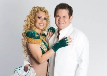 Joelma e Chimbinha, da Banda Calypso (Foto: Agatha Santos / Divulgação)