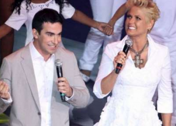 Padre Fábio de Melo e Xuxa (Foto: Reprodução)