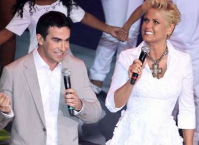 Padre Fábio de Melo e Xuxa (Foto: Reprodução)