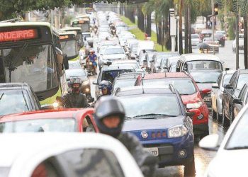 Congestionamento é uma constante em Goiânia (Foto: Reprodução)