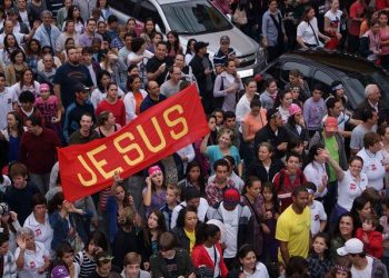 Marcha realizada em 2013 na cidade de Joinville, SC (Foto: Divulgaçã)