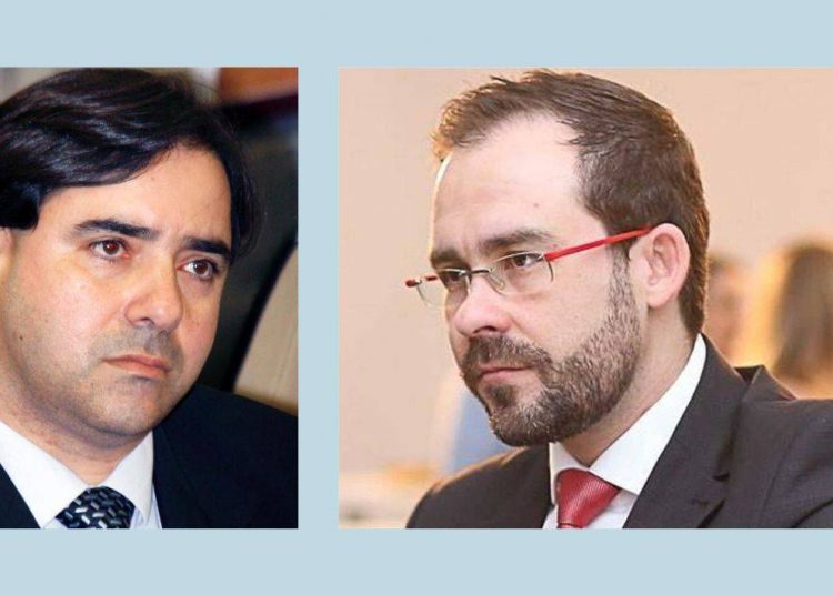 Flávio Buonaduce e Lúcio Flávio competem pela liderança da OAB-GO (Foto: Reprodução)
