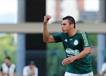 Lúcio quando vestia a camisa do time paulista