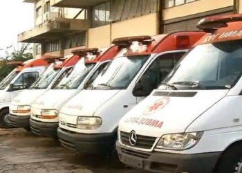 Das 16 viaturas do Samu, apenas 5 estão em pleno funcionamento / Foto: redrodução TV Goiânia