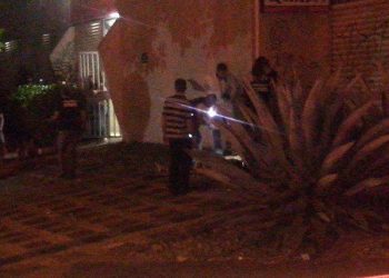 Crime aconteceu no começo da noite (Foto: Divulgação/WhatsApp)